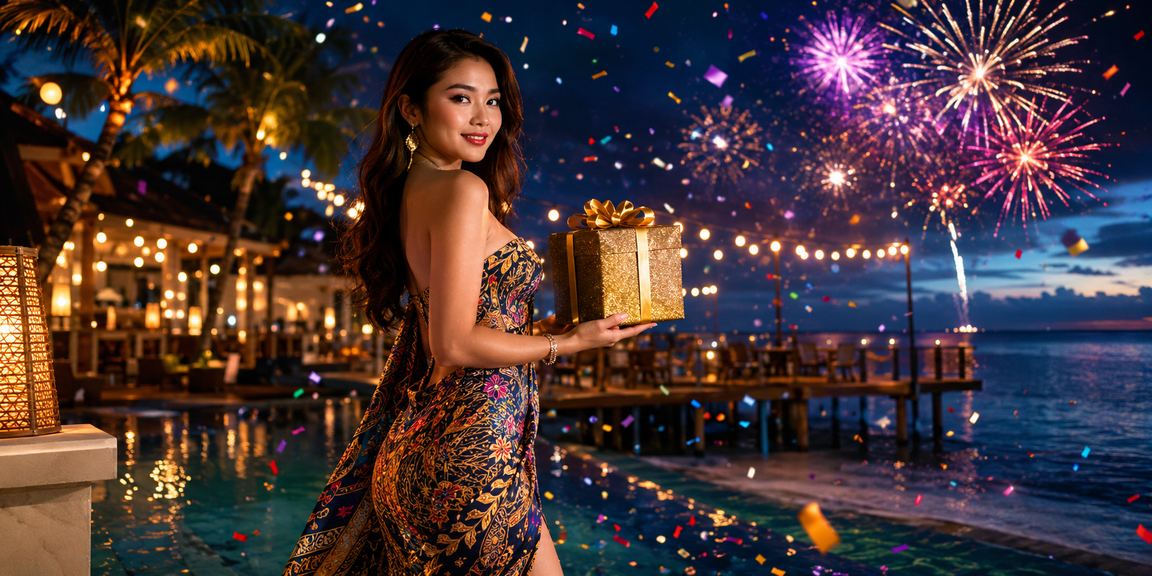 Pengguna mendaftar di fx30 dengan latar batik Langkawi